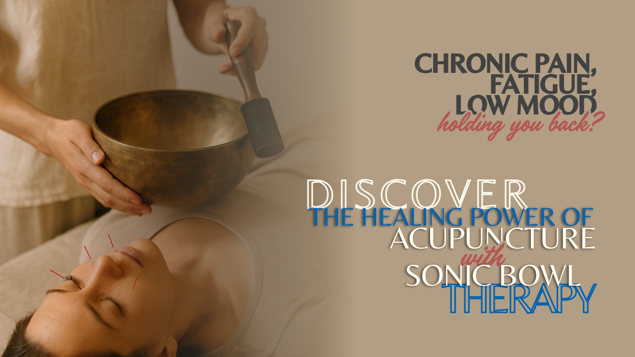 Acupuncture combined with Sonic Bowl Massage offers a powerful and natural solution to release deep pain, restore vitality, and lift your mood — trusted by elite professionals, medical specialists, and even members of royal families worldwide.
