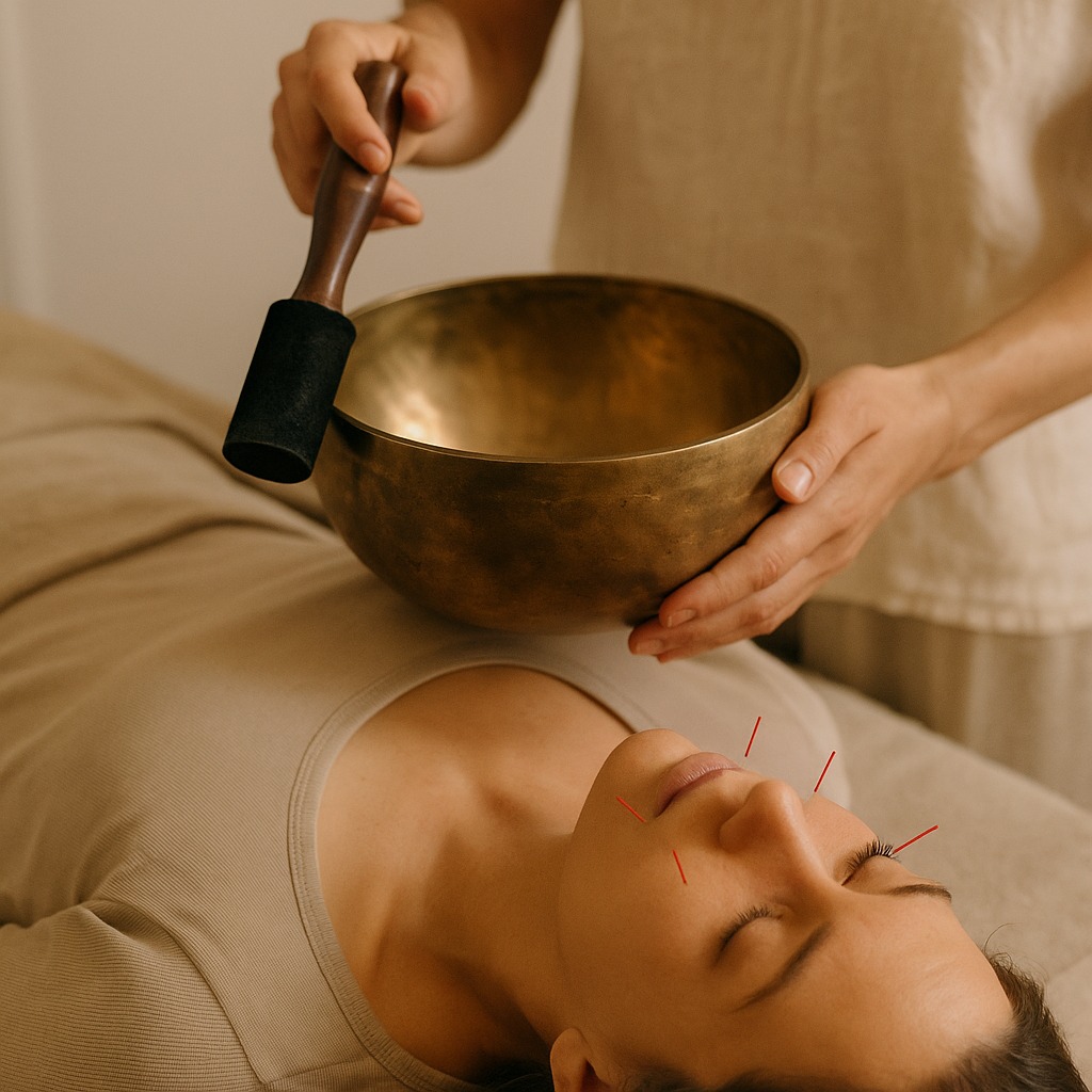 Acupuncture combined with Sonic Bowl Massage offers a powerful and natural solution to release deep pain, restore vitality, and lift your mood — trusted by elite professionals, medical specialists, and even members of royal families worldwide.